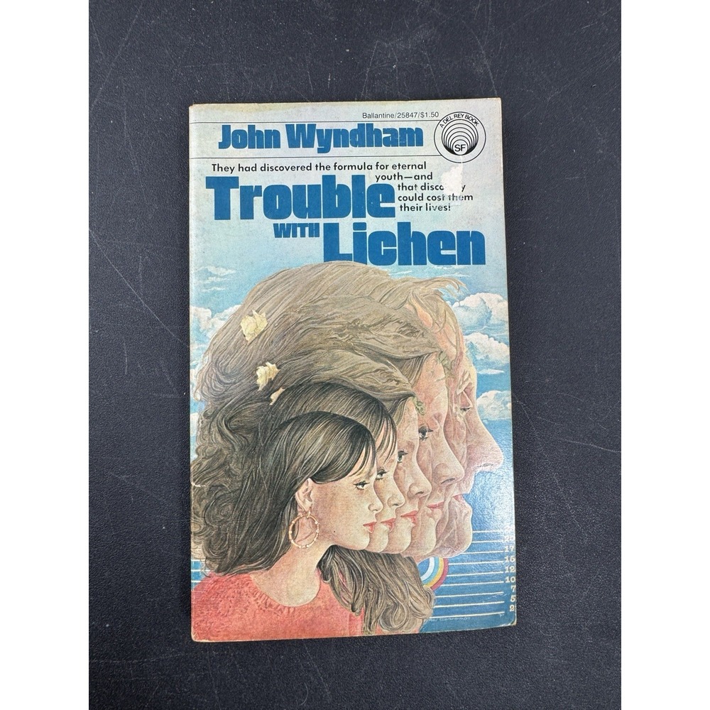 John Wyndham Trouble with Lichen 1960 Del‎ Rey Ballantine Books Science Fiction
